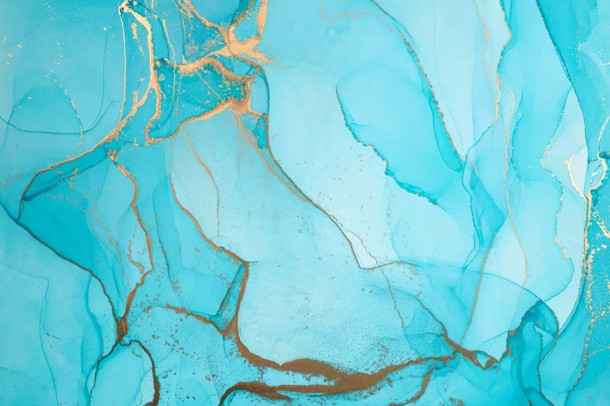 Mural Onda Zaul 2 Wallpaper and Wall Murals South Africa Mural Onda Zaul, abstract marble in turquoise and teal mural - WallpaperOnline