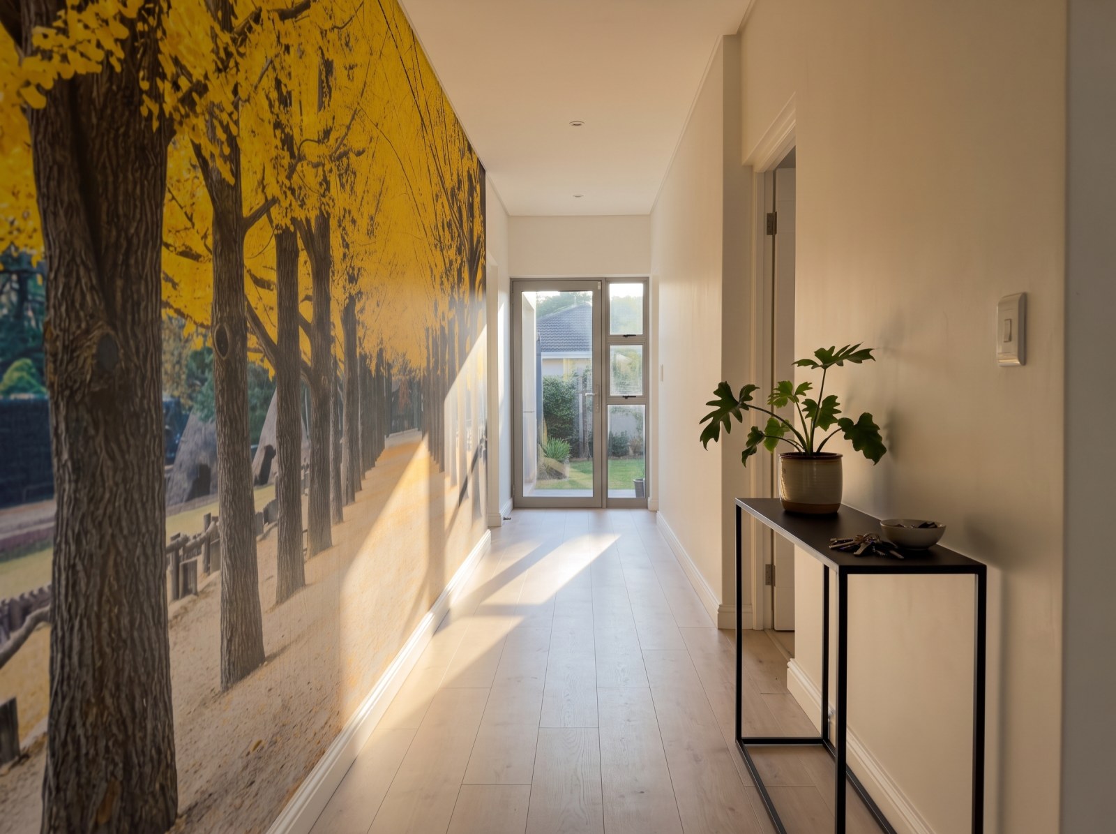 Mural Saffron Sweets 1 Wallpaper and Wall Murals South Africa Mural Saffron Sweets shown in a hallway
