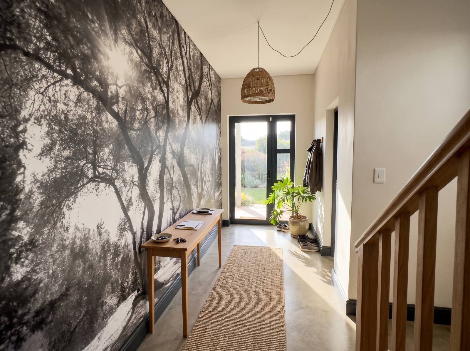 Mural Nature Walk 3 Wallpaper and Wall Murals South Africa Mural Nature Walk shown in a hallway