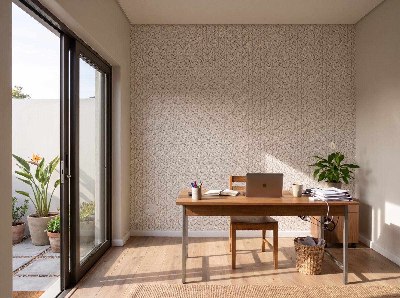 Cantor Wallpaper 3 Wallpaper and Wall Murals South Africa Cantor Wallpaper shown in a home office