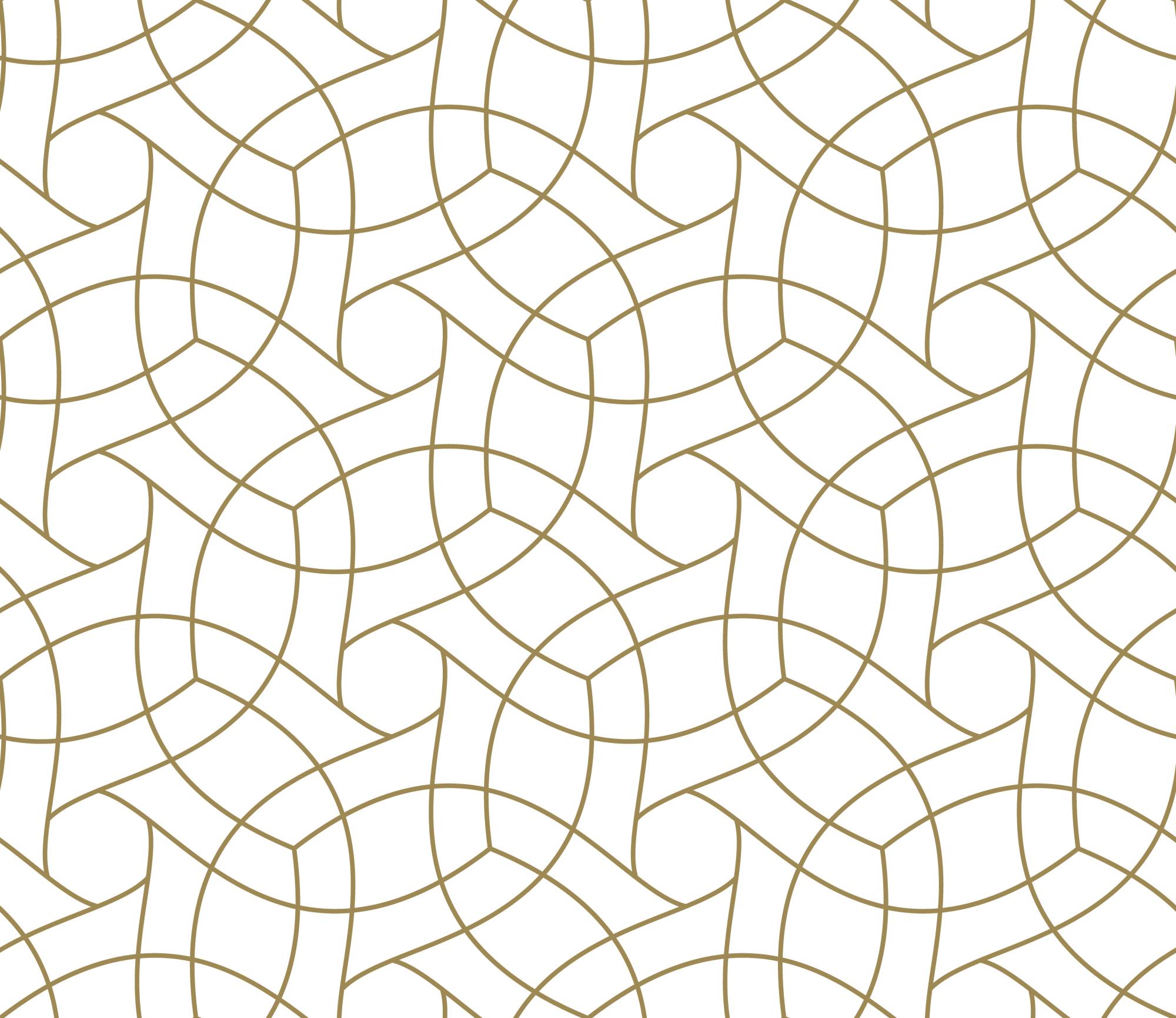 Cantor Wallpaper 2 Wallpaper and Wall Murals South Africa Cantor Wallpaper, geometric lattice in gold and white wallpaper - WallpaperOnline