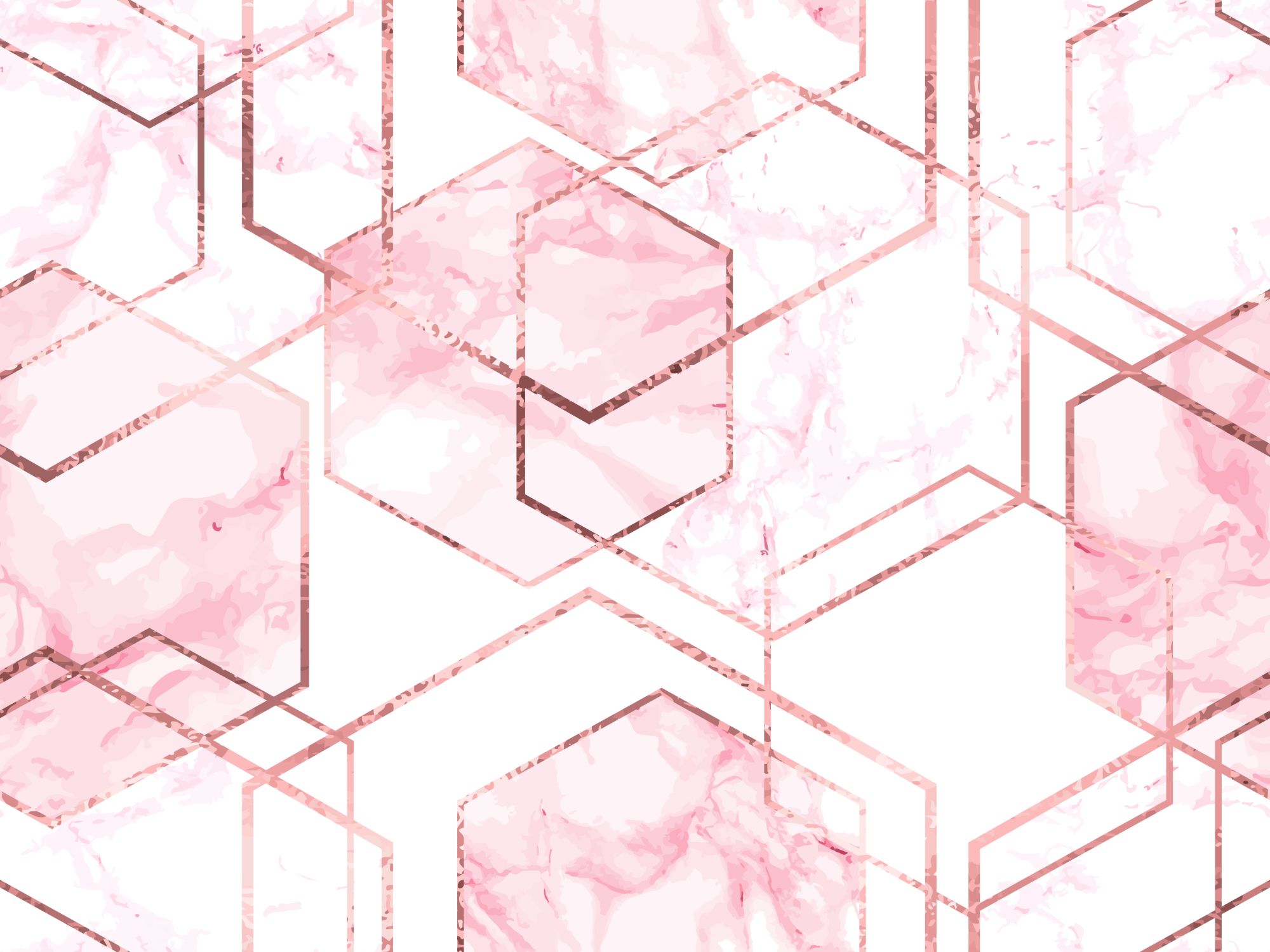 Cameo Wallpaper 2 Wallpaper and Wall Murals South Africa Cameo Wallpaper, pink marble hexagon geometric in blush pink and white wallpaper - WallpaperOnline