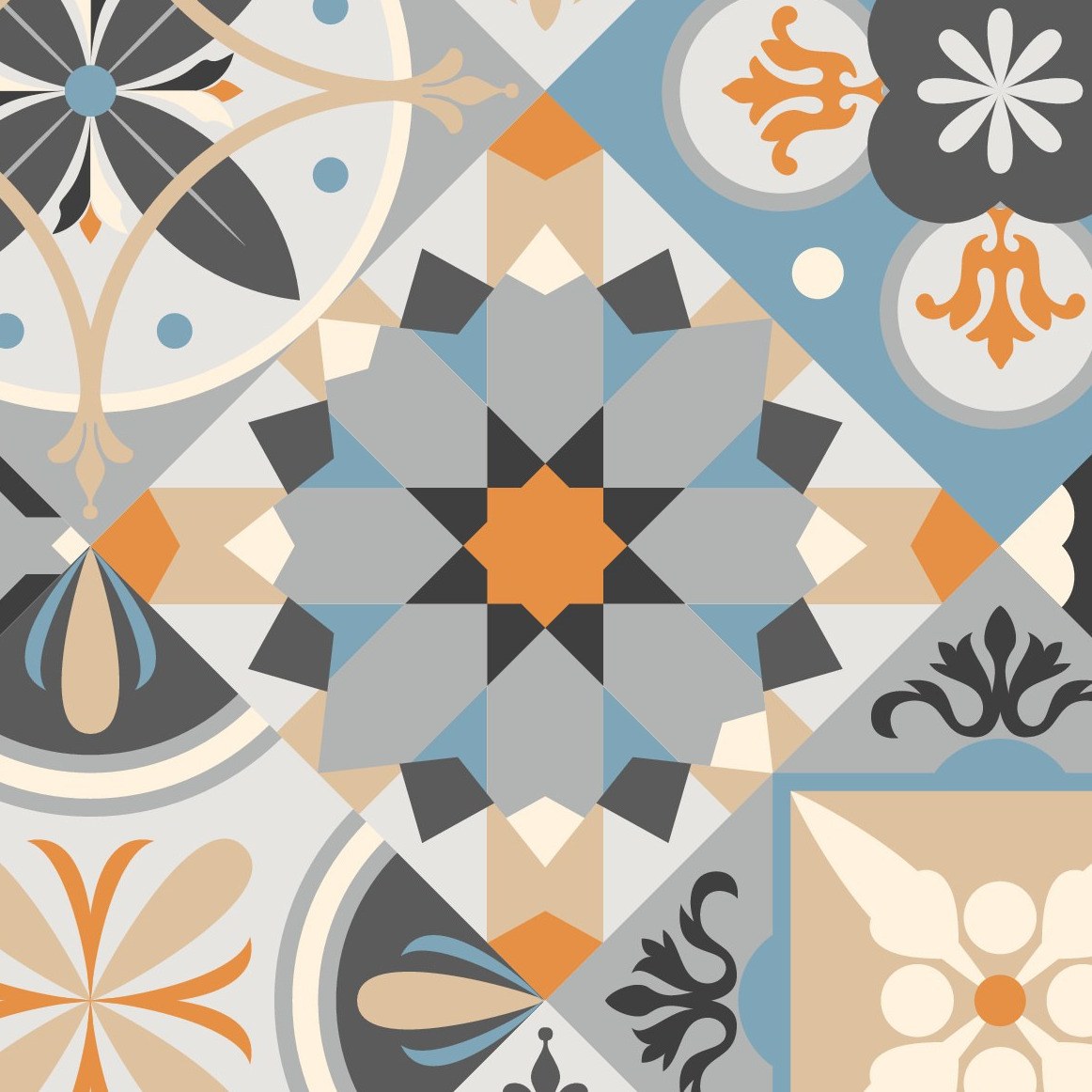 Lindo Tile Wallpaper 4 Wallpaper and Wall Murals South Africa Lindo Tile Wallpaper close-up showing texture and colour