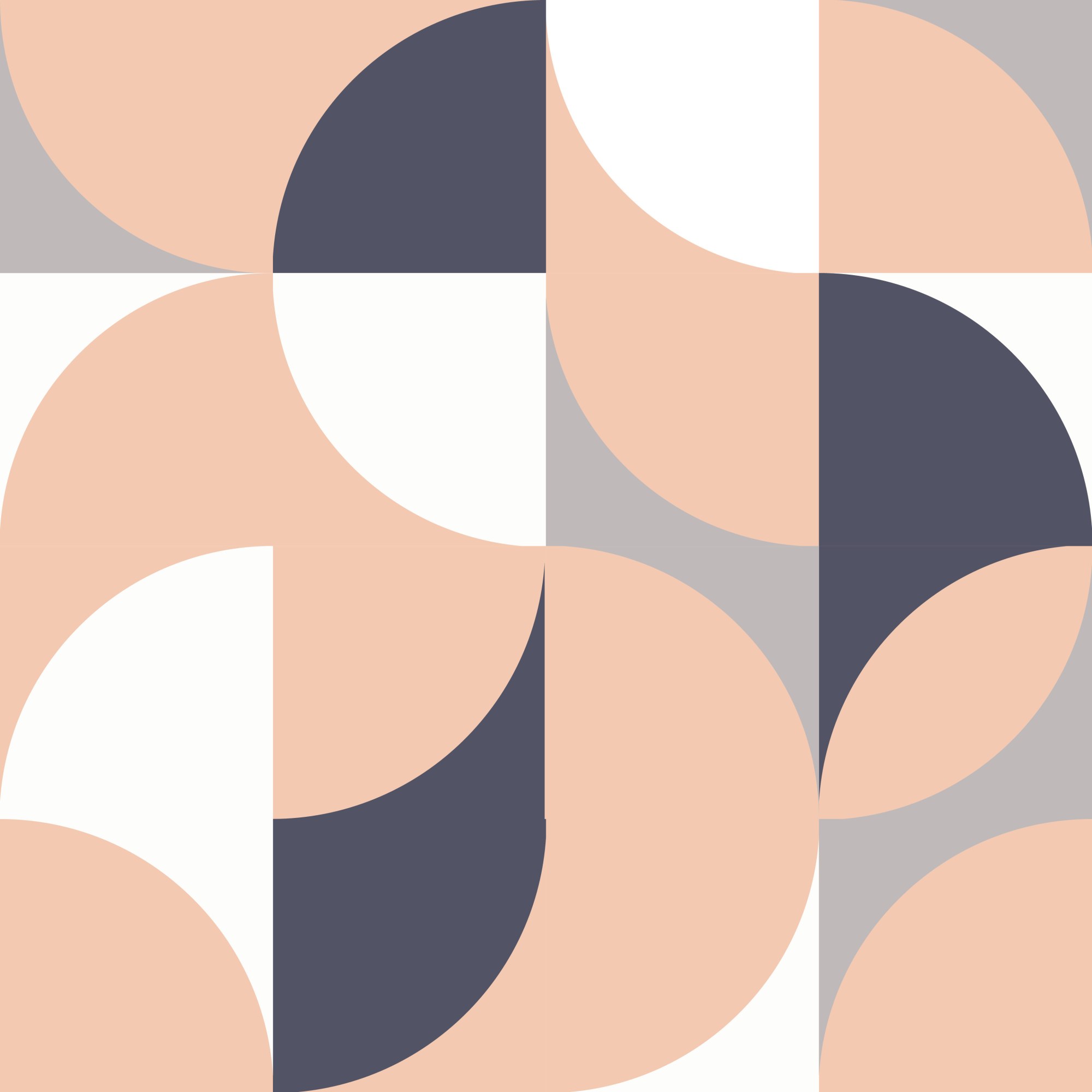 Erdös Wallpaper 2 Wallpaper and Wall Murals South Africa Erdös Wallpaper, geometric quarter-circle pattern in peach, navy and white wallpaper - WallpaperOnline