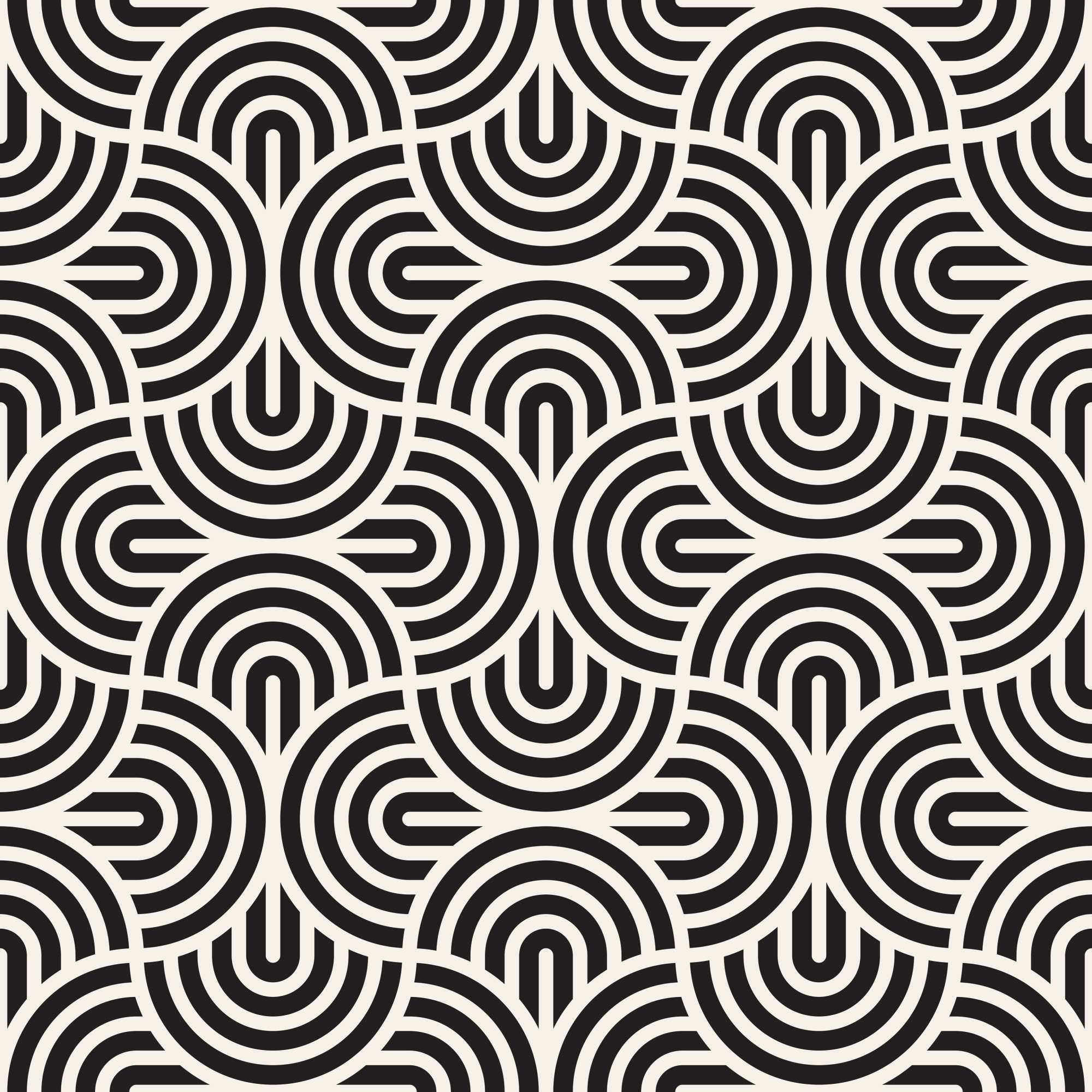 Gauss Wallpaper 2 Wallpaper and Wall Murals South Africa Gauss Wallpaper, interlocking arcs in black and off-white wallpaper - WallpaperOnline
