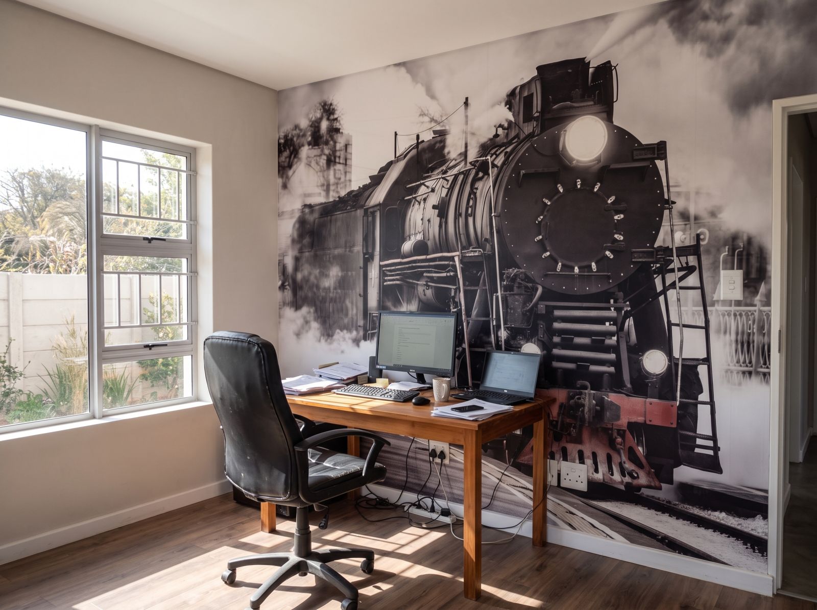 Mural Locomoto 3 Wallpaper and Wall Murals South Africa Mural Locomoto shown in a home office