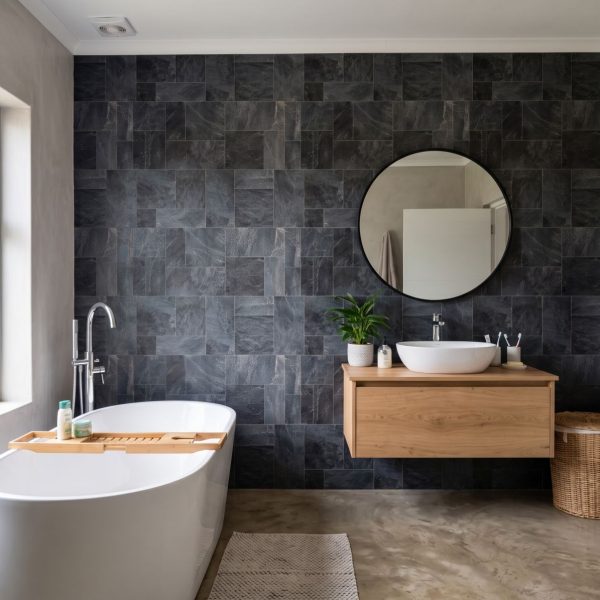 Adurated Stone Tile Wallpaper