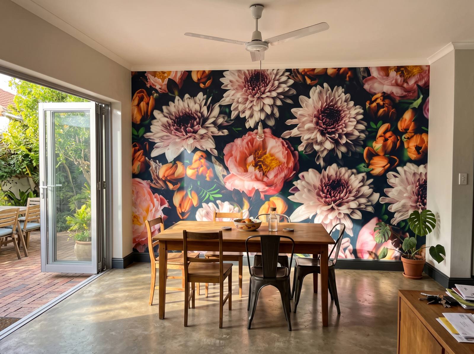 Mural Reece 1 Wallpaper and Wall Murals South Africa Mural Reece shown in a dining room