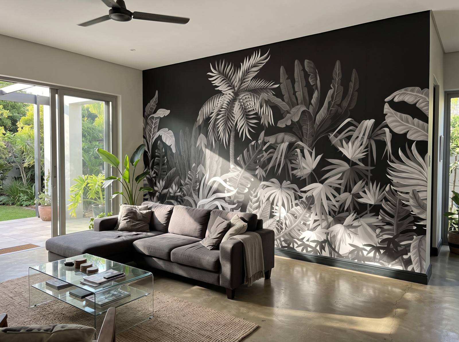 Mural Positive Effect 1 Wallpaper and Wall Murals South Africa Mural Positive Effect shown in a living room