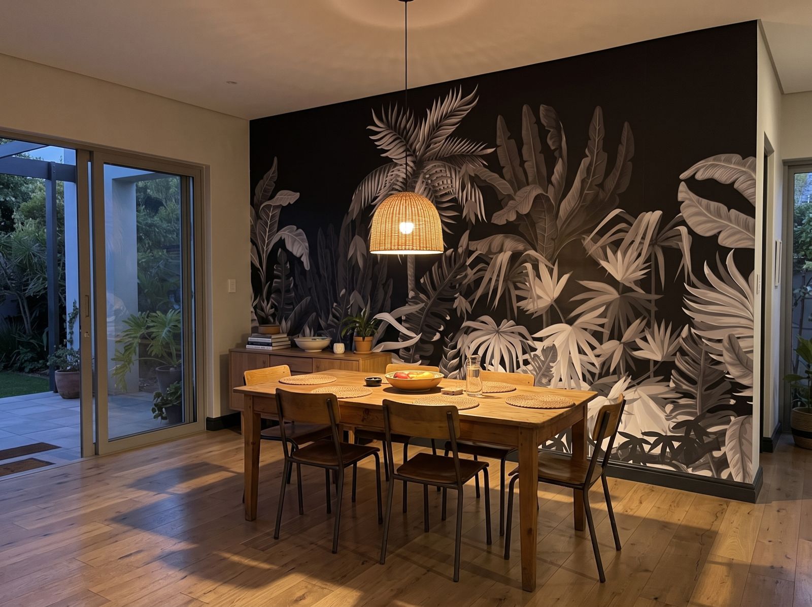 Mural Positive Effect 3 Wallpaper and Wall Murals South Africa Mural Positive Effect shown in a dining room