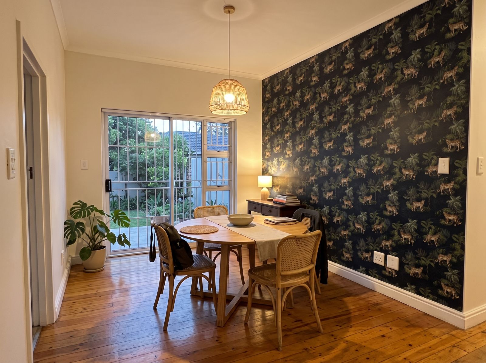 Cat Council Wallpaper 3 Wallpaper and Wall Murals South Africa Cat Council Wallpaper shown in a dining room