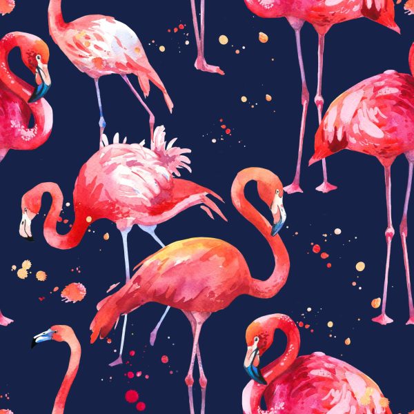 Neon Flamingo Wallpaper