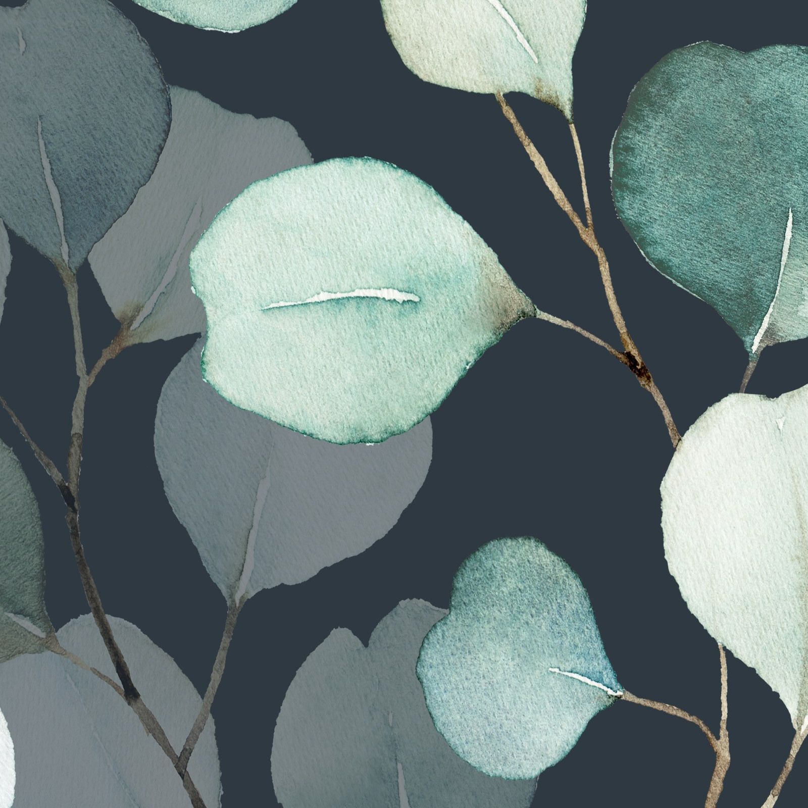 Eucalyptus Dark Wallpaper 4 Wallpaper and Wall Murals South Africa Eucalyptus Dark Wallpaper close-up showing texture and colour