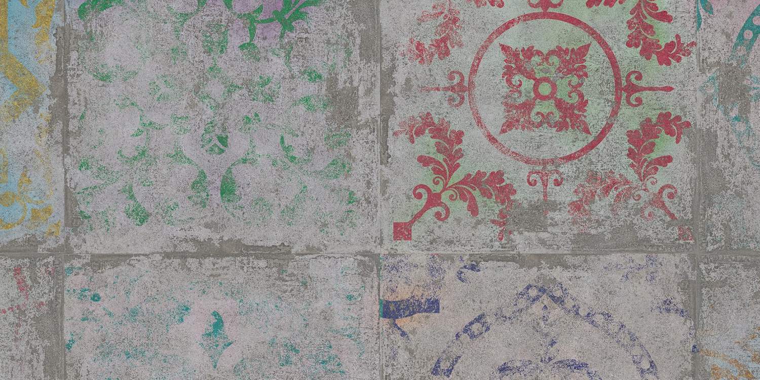 Vintage Solaa Tile Wallpaper 4 Wallpaper and Wall Murals South Africa Vintage Solaa Tile Wallpaper close-up showing texture and colour