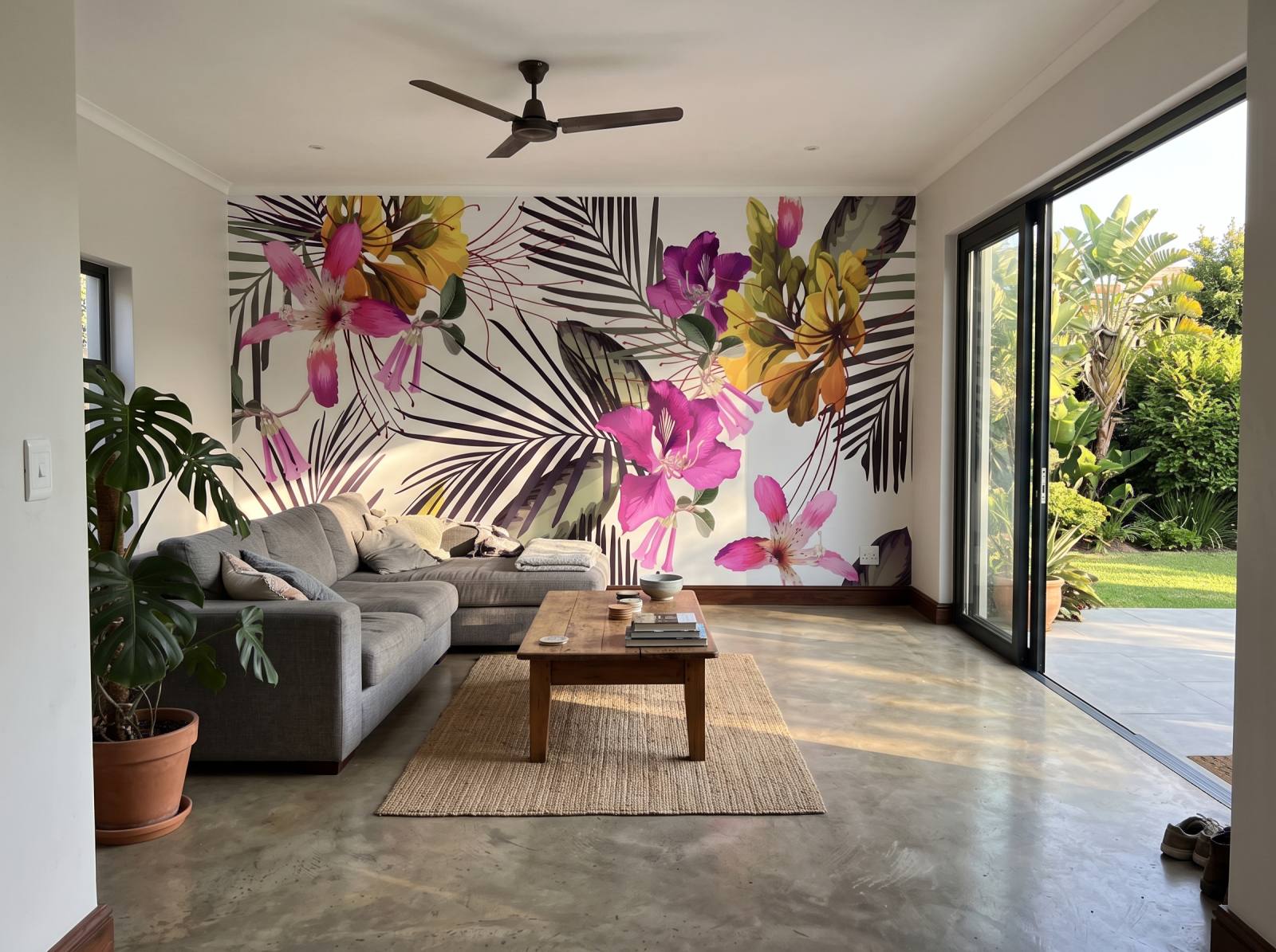Mural Robyn 1 Wallpaper and Wall Murals South Africa Mural Robyn shown in a living room