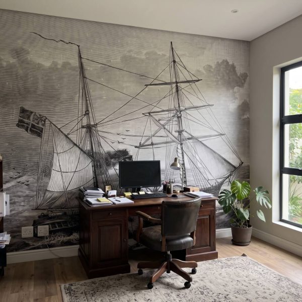 Mural Nautical Heritage Sketch