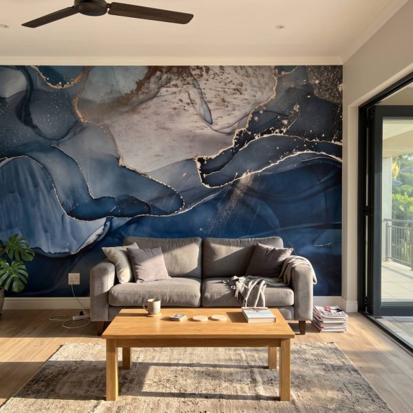 Mural Cobalt Suffuse