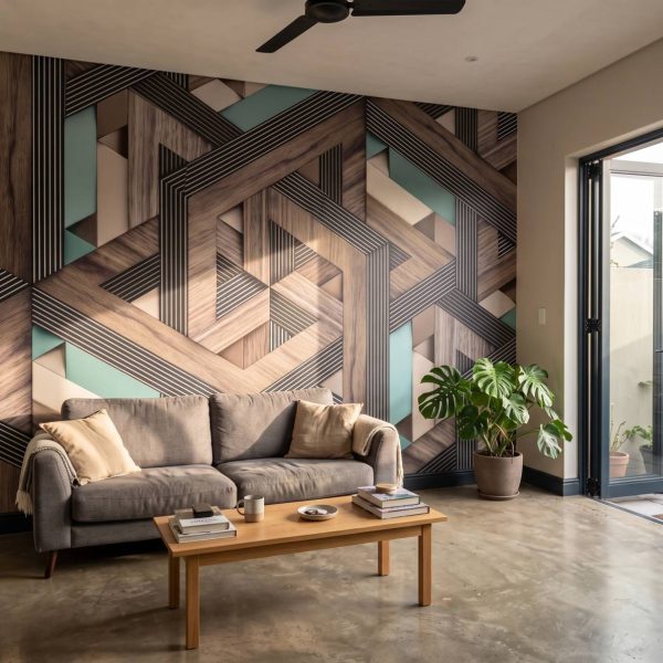 Mural Inter Teal