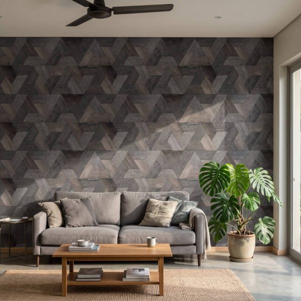 Toned Puzz Tile Wallpaper