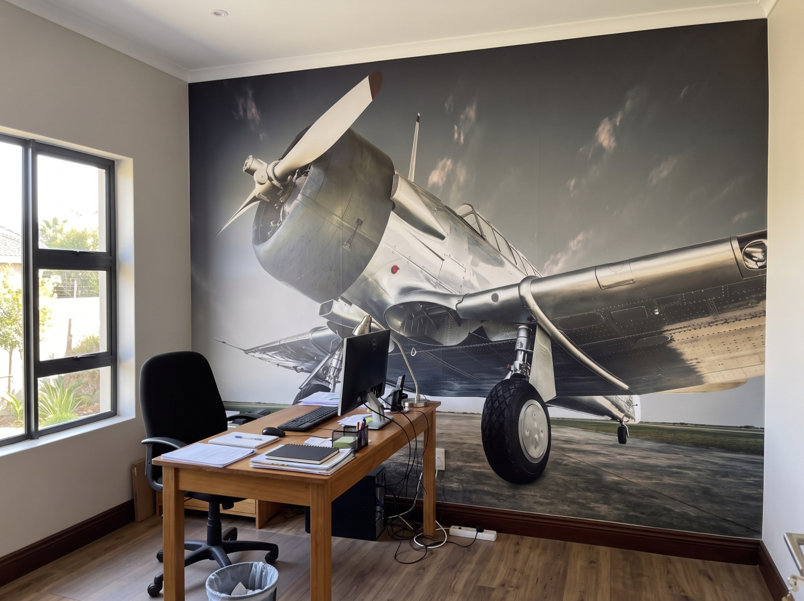 Mural D?argento 1 Wallpaper and Wall Murals South Africa Mural D?argento shown in a home office