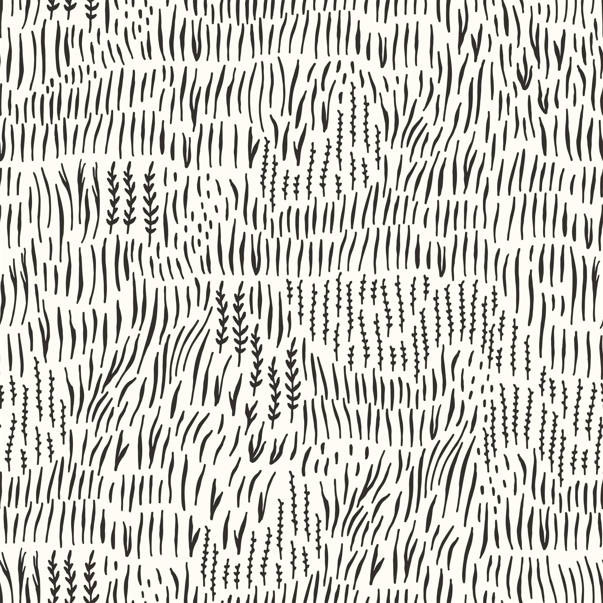 Windy Field Grasscloth Wallpaper 2 Wallpaper and Wall Murals South Africa Windy Field Grasscloth Wallpaper, hand-drawn grasses in off-white and black wallpaper - WallpaperOnline