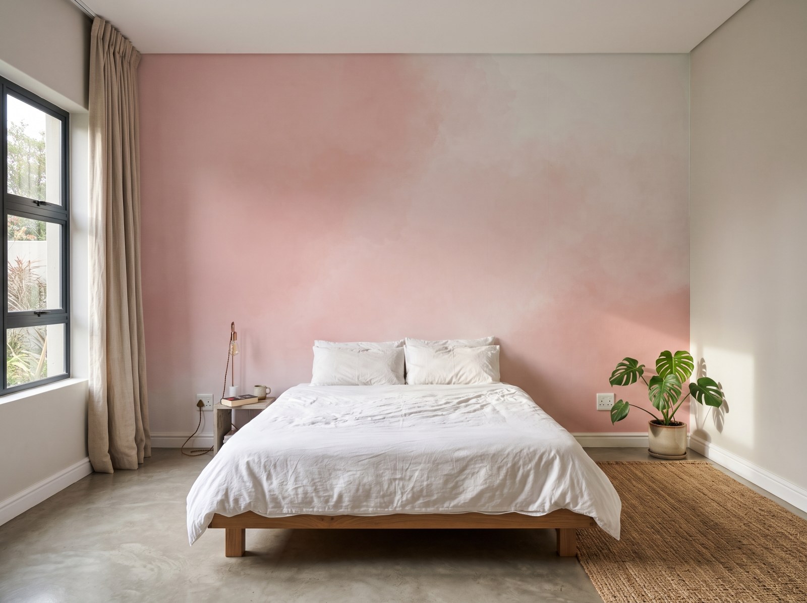 Mural Dusk Ombre 1 Wallpaper and Wall Murals South Africa Mural Dusk Ombre shown in a bedroom