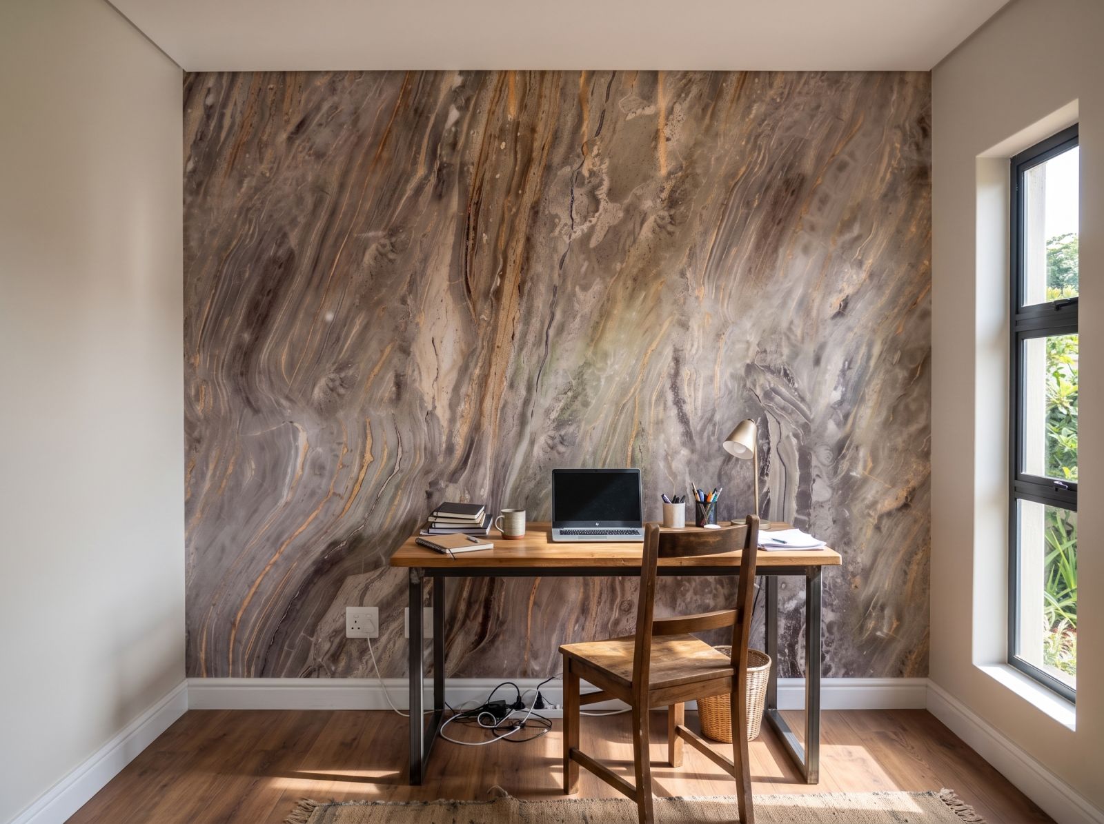 Mural Grainy Escape 3 Wallpaper and Wall Murals South Africa Mural Grainy Escape shown in a home office