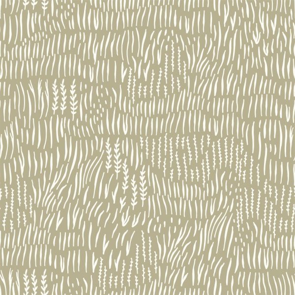 Dolce Olive Watercolour Wallpaper