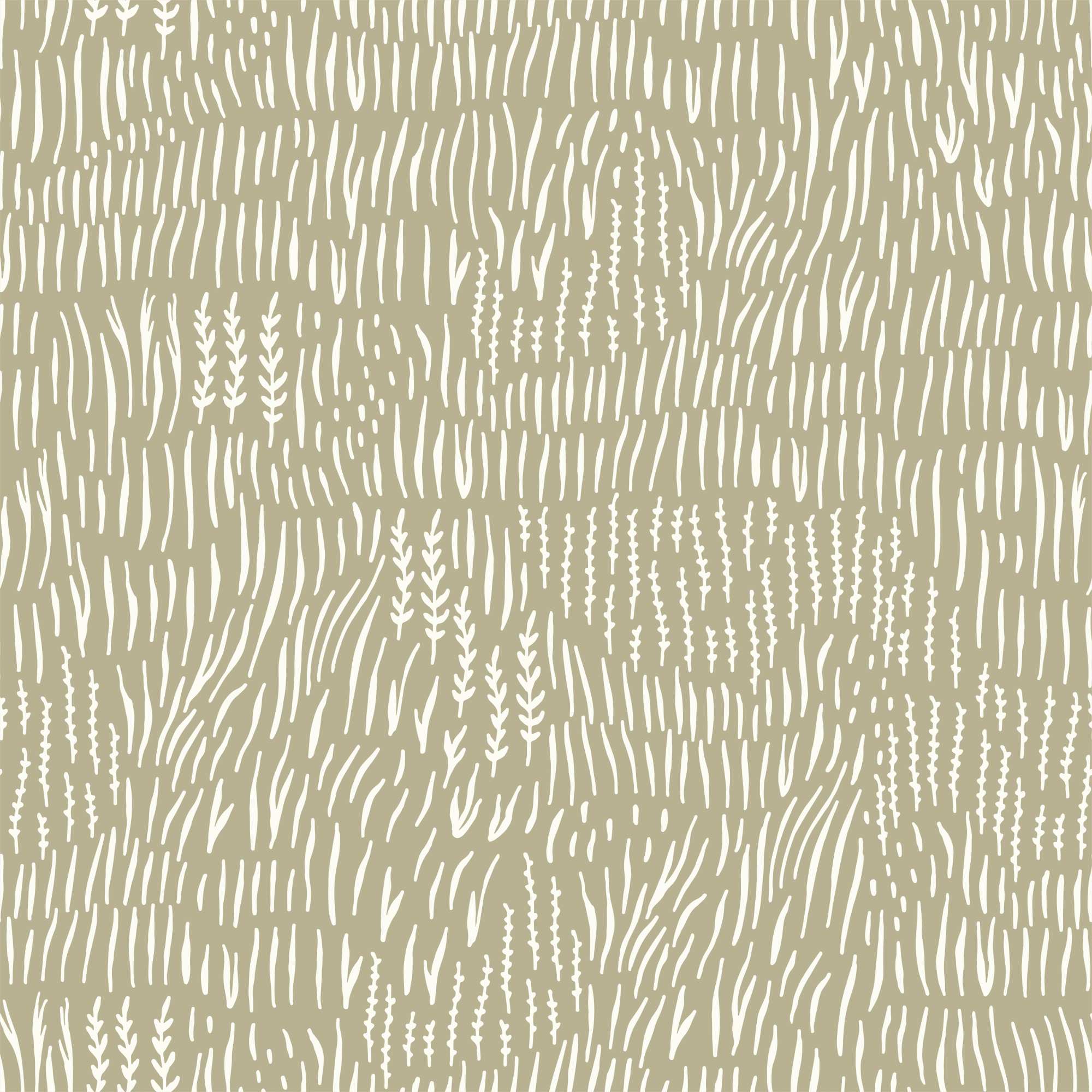 Dolce Olive Watercolour Wallpaper 2 Wallpaper and Wall Murals South Africa Dolce Olive Watercolour Wallpaper, hand-drawn grass and wheat motif in olive and cream wallpaper - WallpaperOnline