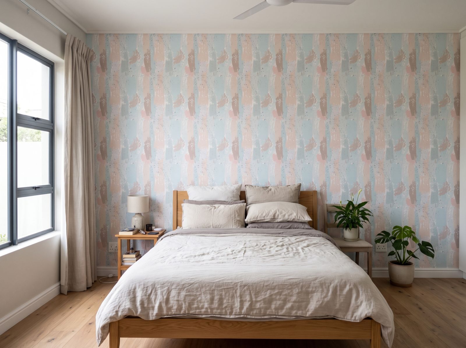 Sace Wallpaper 1 Wallpaper and Wall Murals South Africa Sace Wallpaper shown in a bedroom