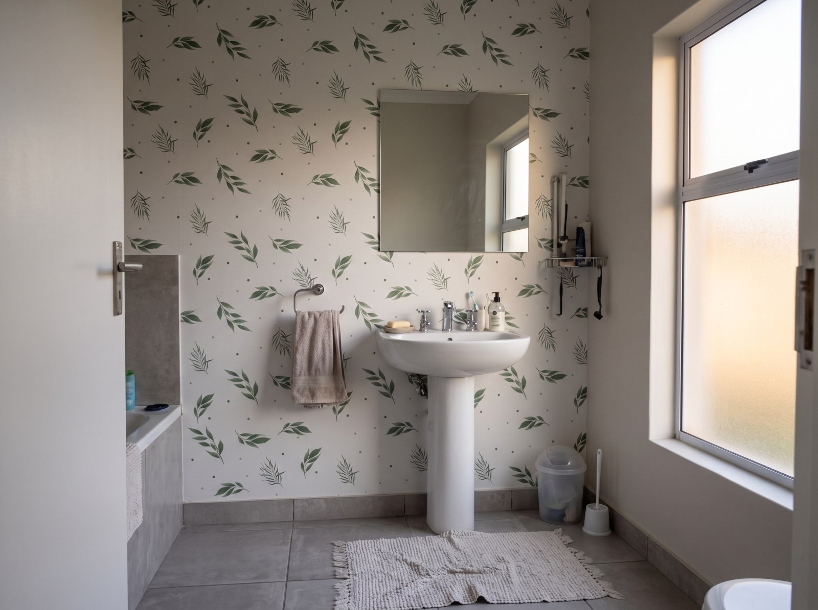 Anastasiya Wallpaper 3 Wallpaper and Wall Murals South Africa Anastasiya Wallpaper shown in a bathroom