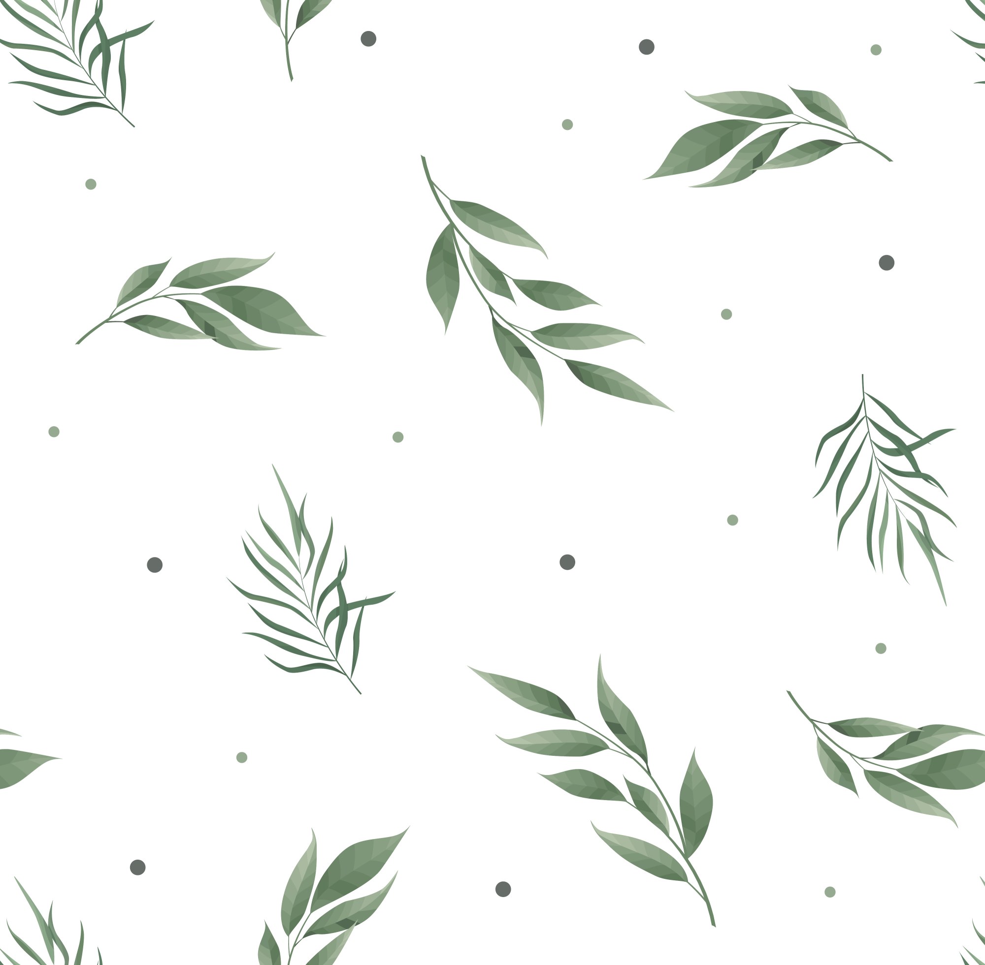 Anastasiya Wallpaper 2 Wallpaper and Wall Murals South Africa Anastasiya Wallpaper, leaf branches in green and white wallpaper - WallpaperOnline