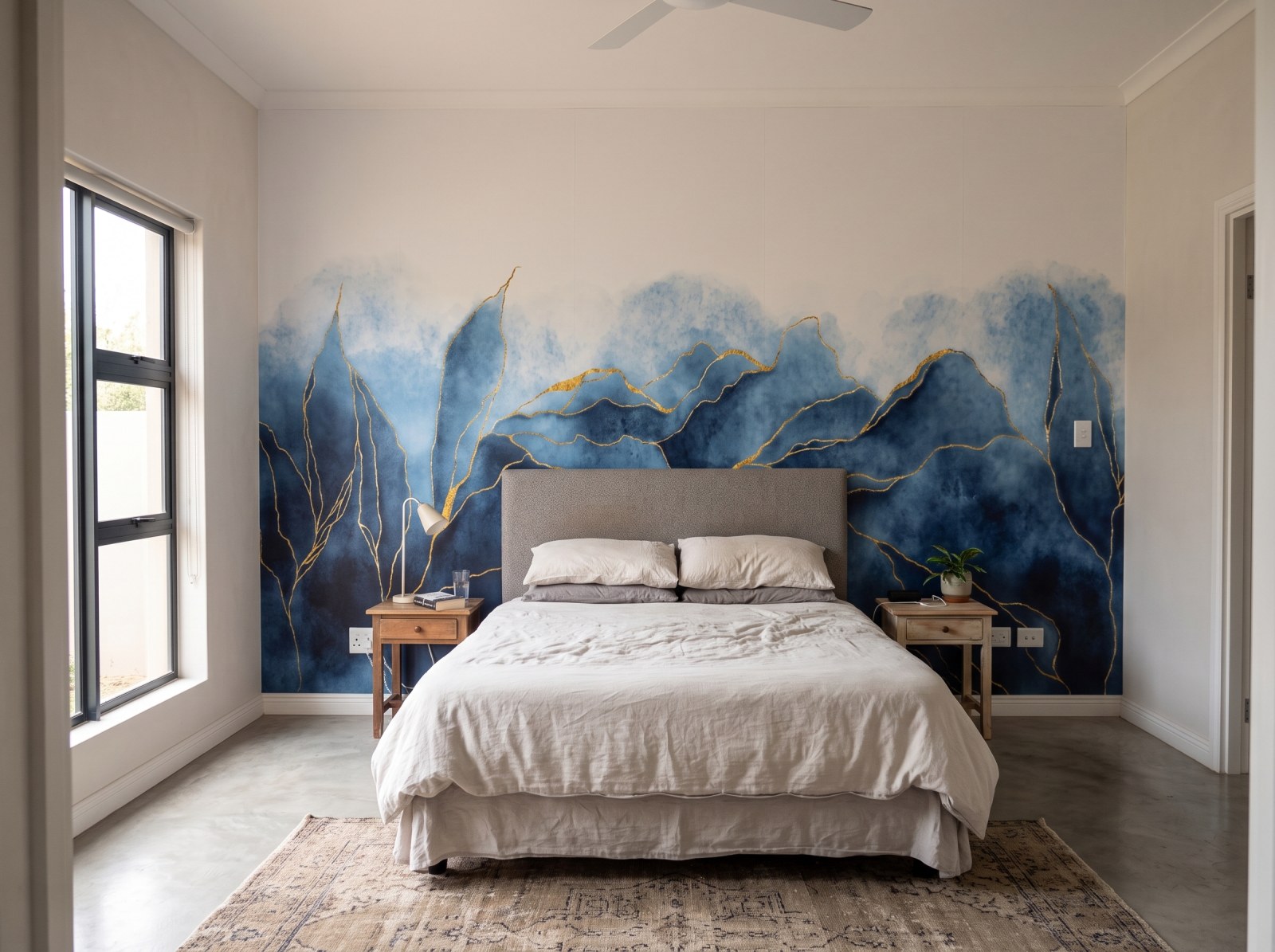 Mural Rolling Dreams 3 Wallpaper and Wall Murals South Africa Mural Rolling Dreams shown in a bedroom