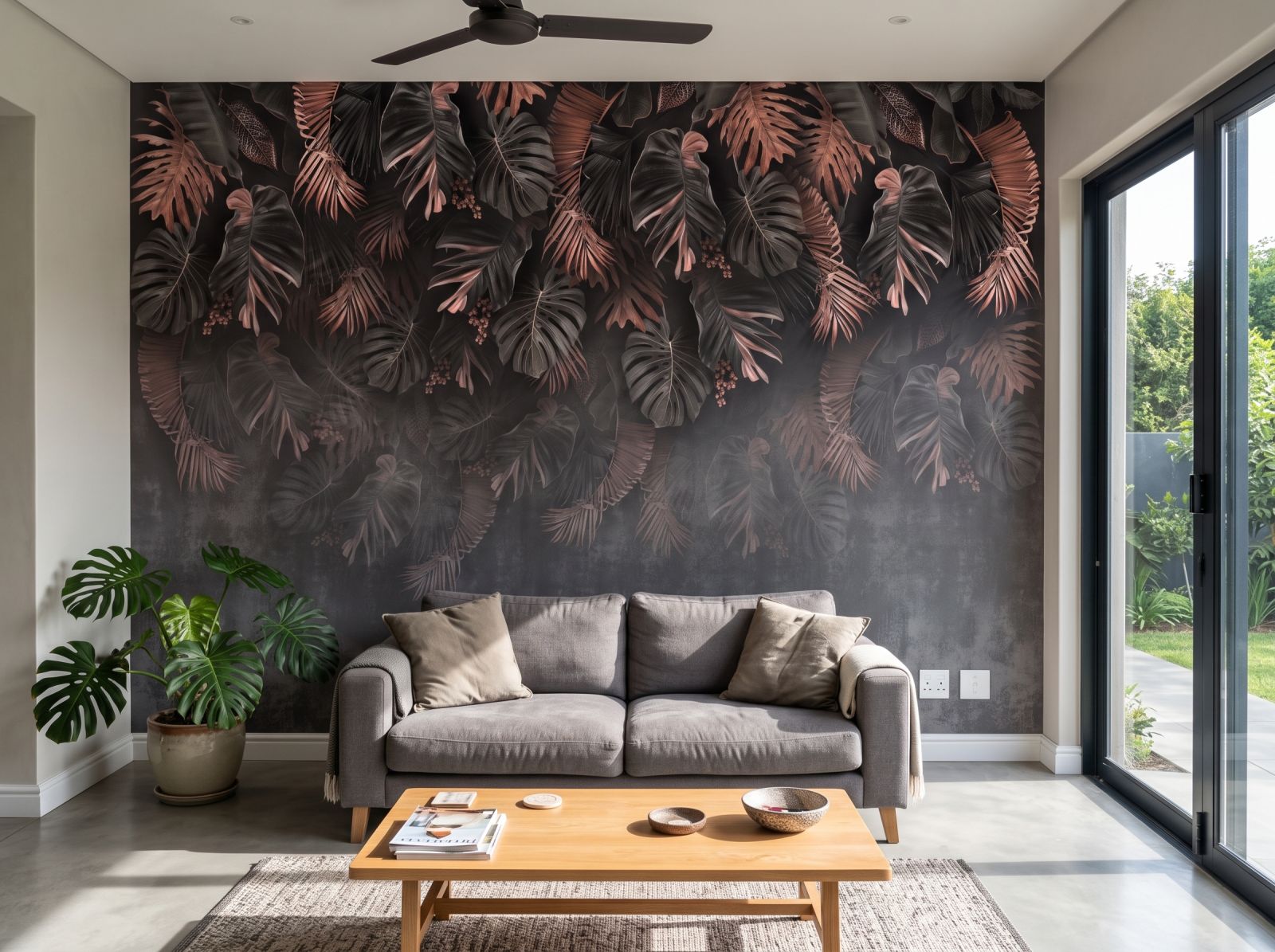 Mural Deep Rise 1 Wallpaper and Wall Murals South Africa Mural Deep Rise shown in a living room