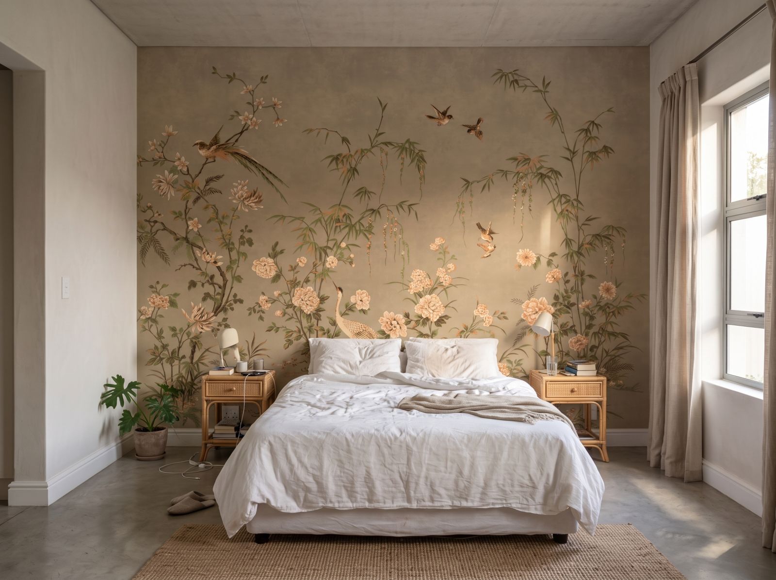 Mural Oriental Joban 3 Wallpaper and Wall Murals South Africa Mural Oriental Joban shown in a bedroom