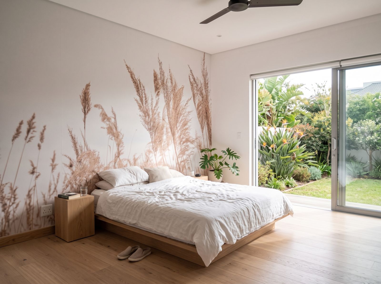 Mural Autumn Breeze 1 Wallpaper and Wall Murals South Africa Mural Autumn Breeze shown in a bedroom