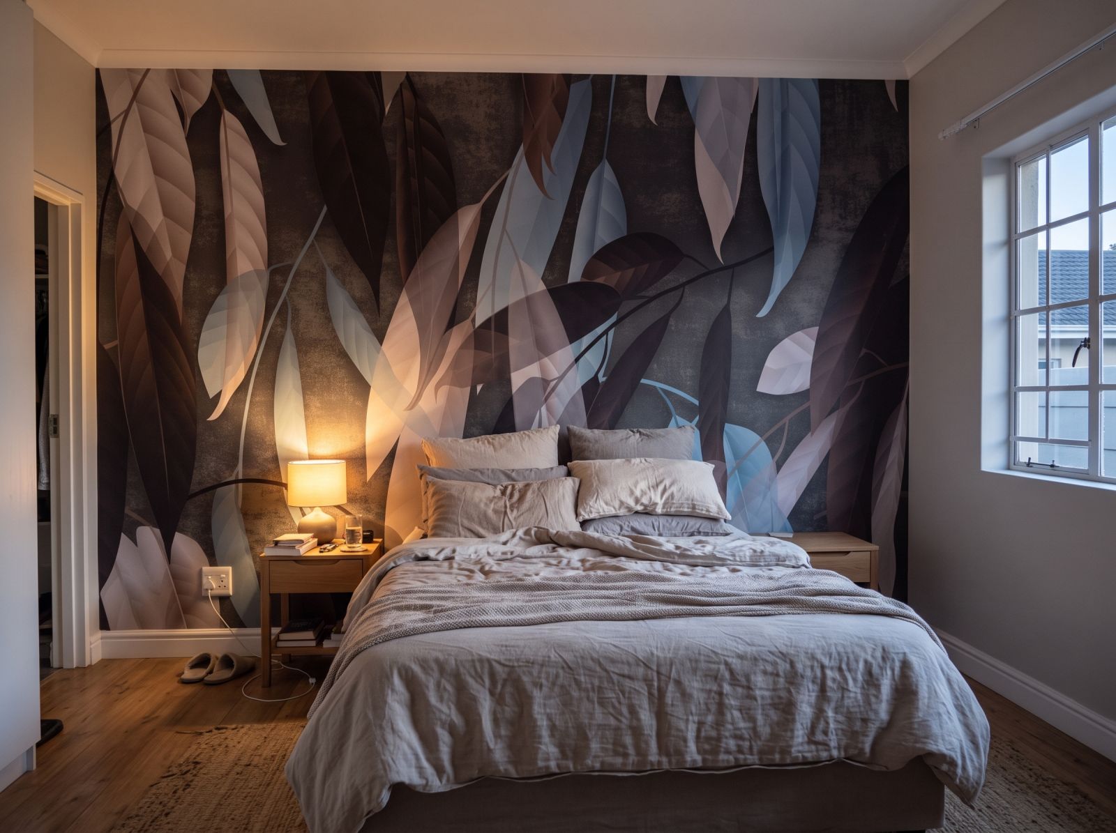 Mural Raven 3 Wallpaper and Wall Murals South Africa Mural Raven shown in a bedroom