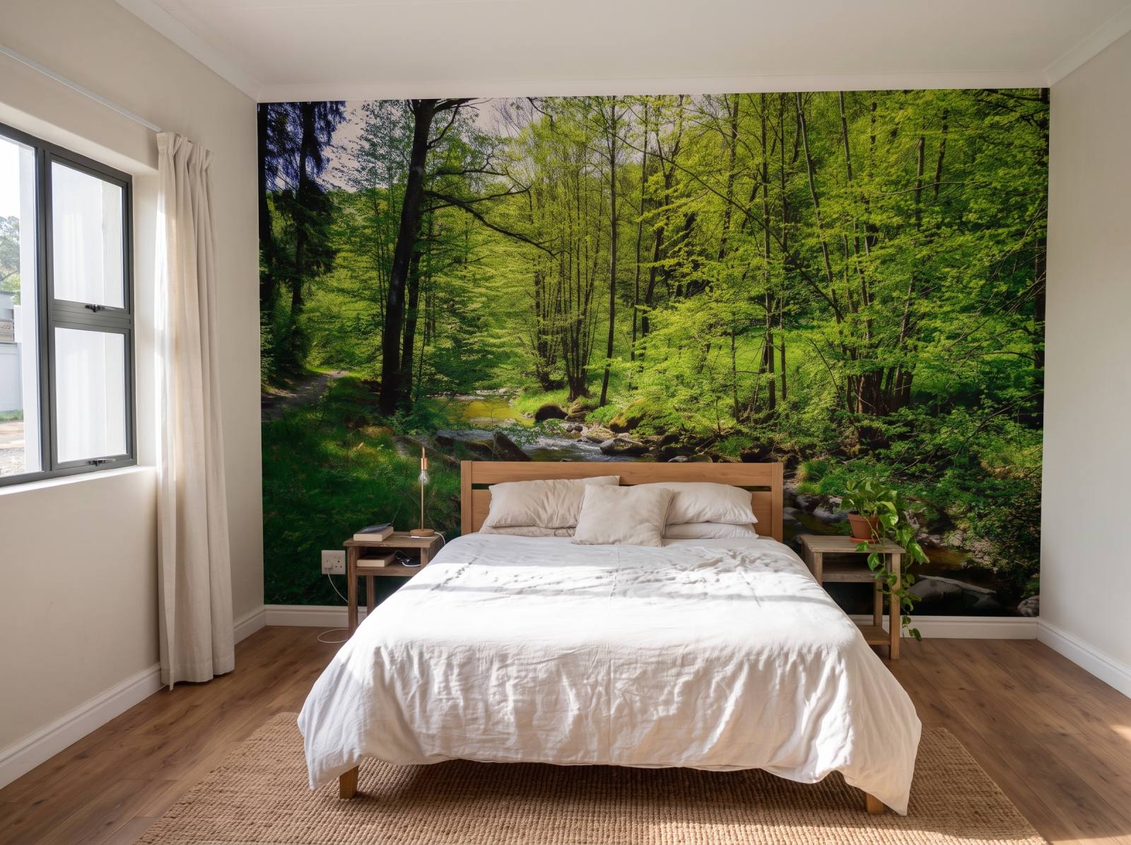 Mural Crystal Streams 3 Wallpaper and Wall Murals South Africa Mural Crystal Streams shown in a bedroom