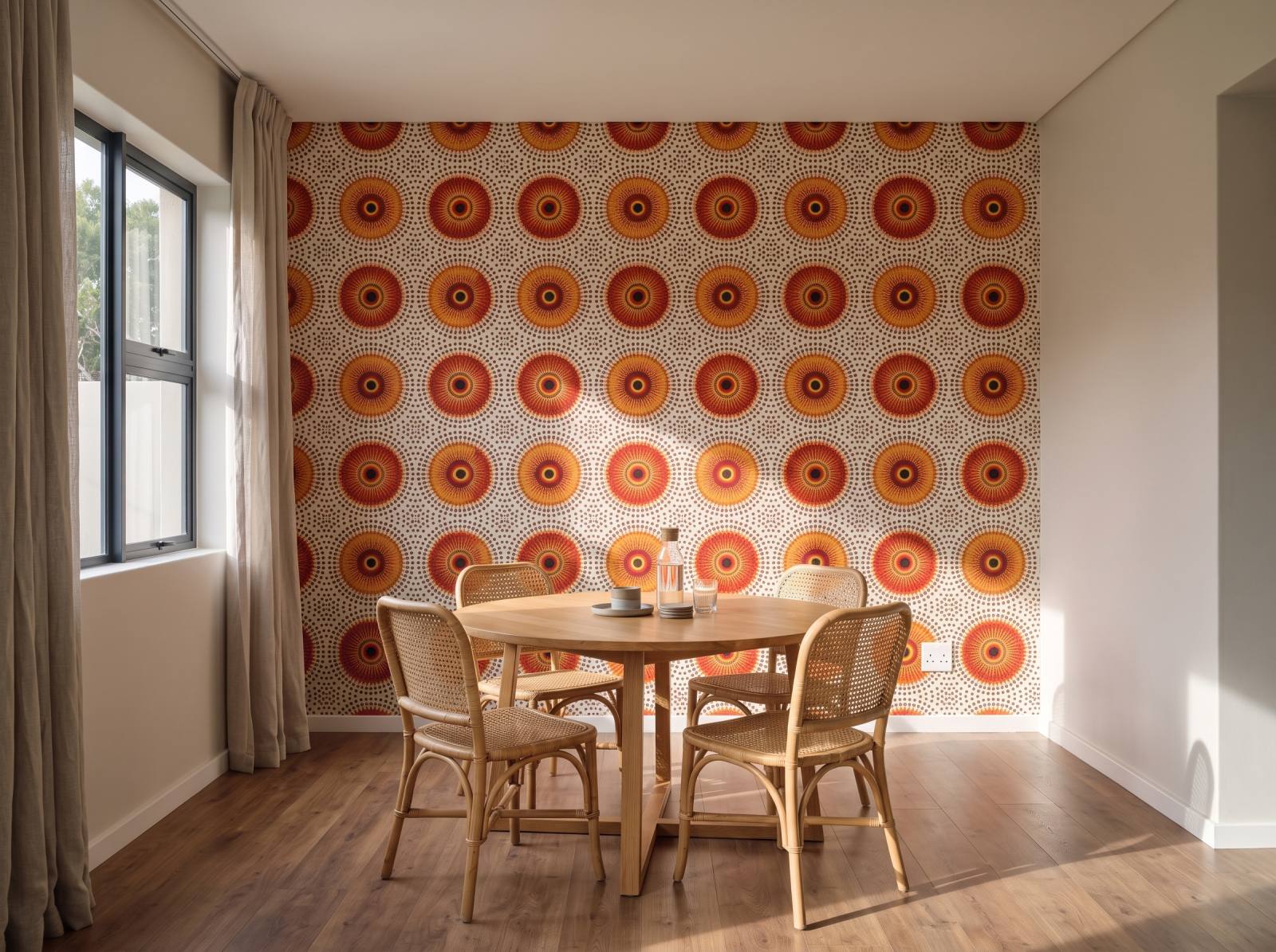 Kinshasa Wallpaper 3 Wallpaper and Wall Murals South Africa Kinshasa Wallpaper shown in a dining room