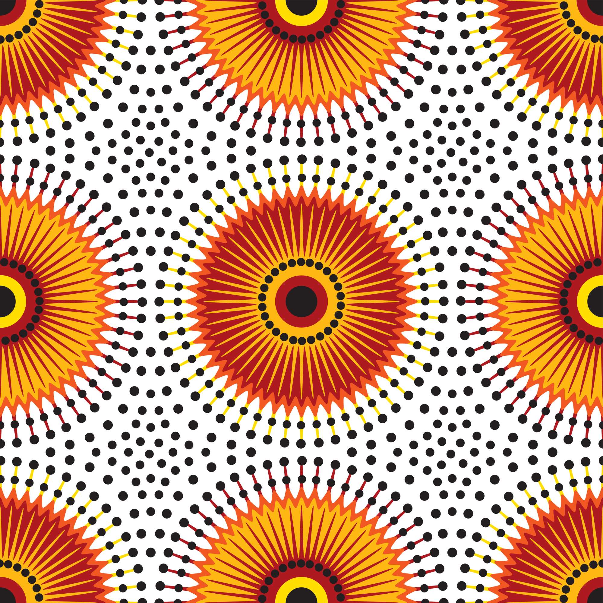Kinshasa Wallpaper 2 Wallpaper and Wall Murals South Africa Kinshasa Wallpaper, sunburst pattern in red, orange and yellow wallpaper - WallpaperOnline