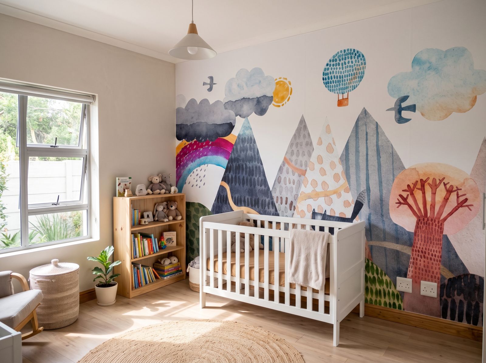 Mural Donaldson Kids 1 Wallpaper and Wall Murals South Africa Mural Donaldson Kids shown in a nursery
