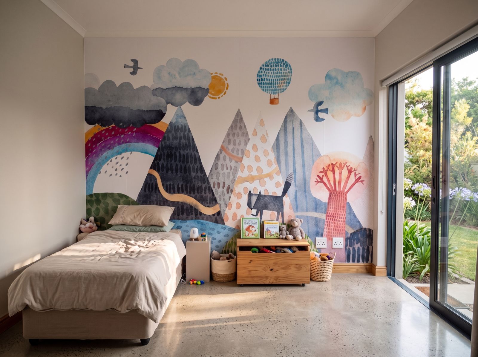Mural Donaldson Kids 3 Wallpaper and Wall Murals South Africa Mural Donaldson Kids shown in a bedroom