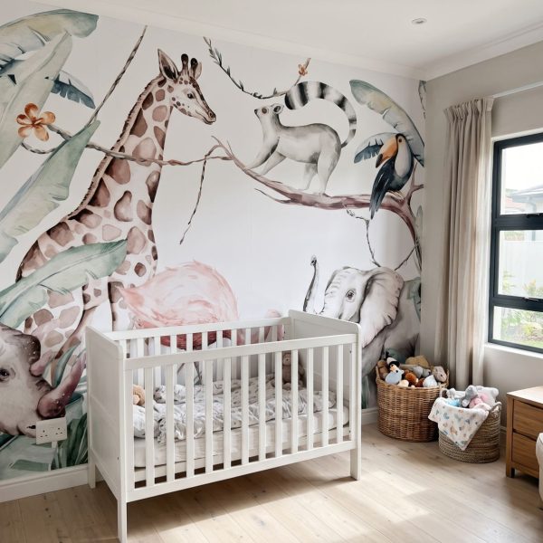 Mural Watercolour Safari