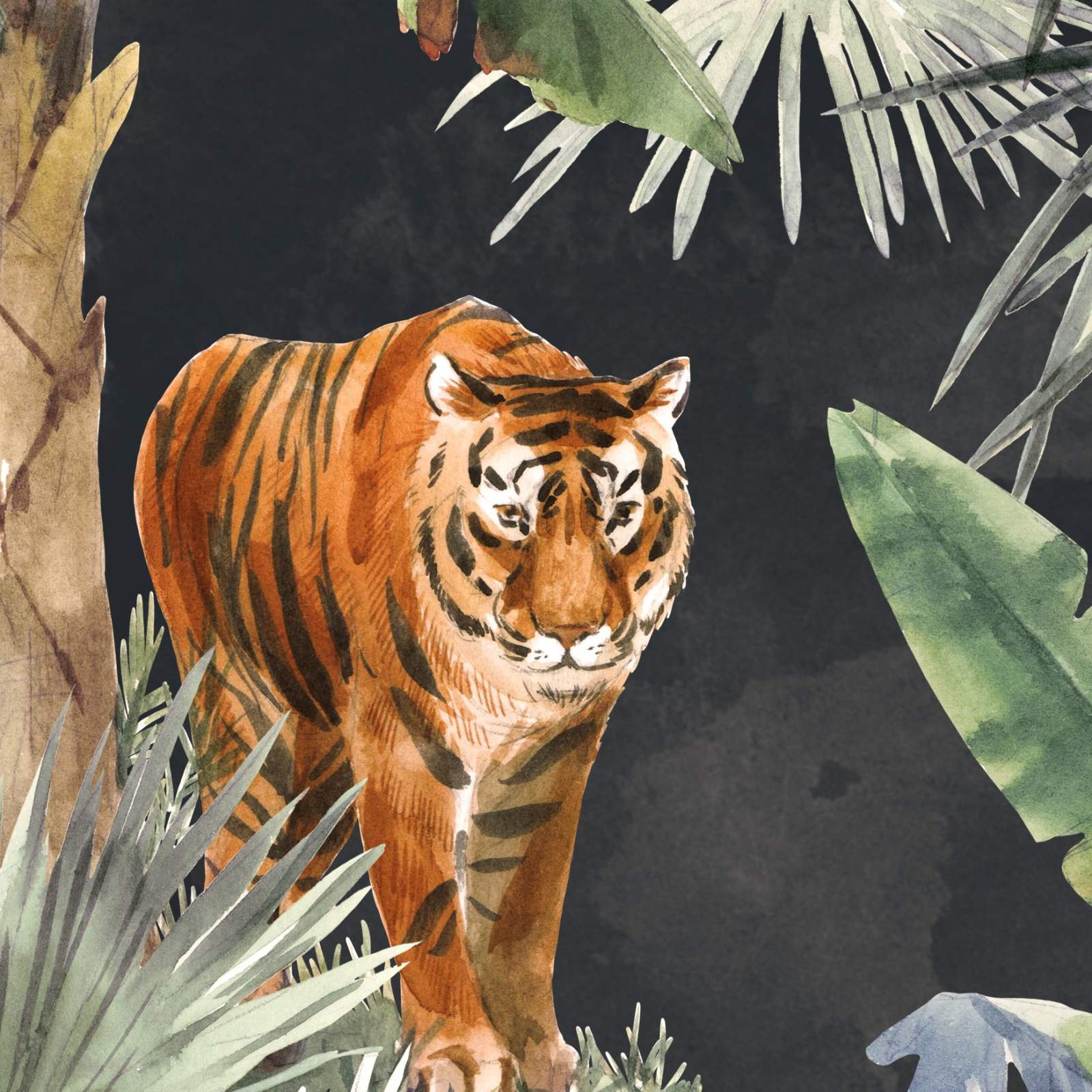 Jungle King Wallpaper 4 Wallpaper and Wall Murals South Africa Jungle King Wallpaper close-up showing texture and colour