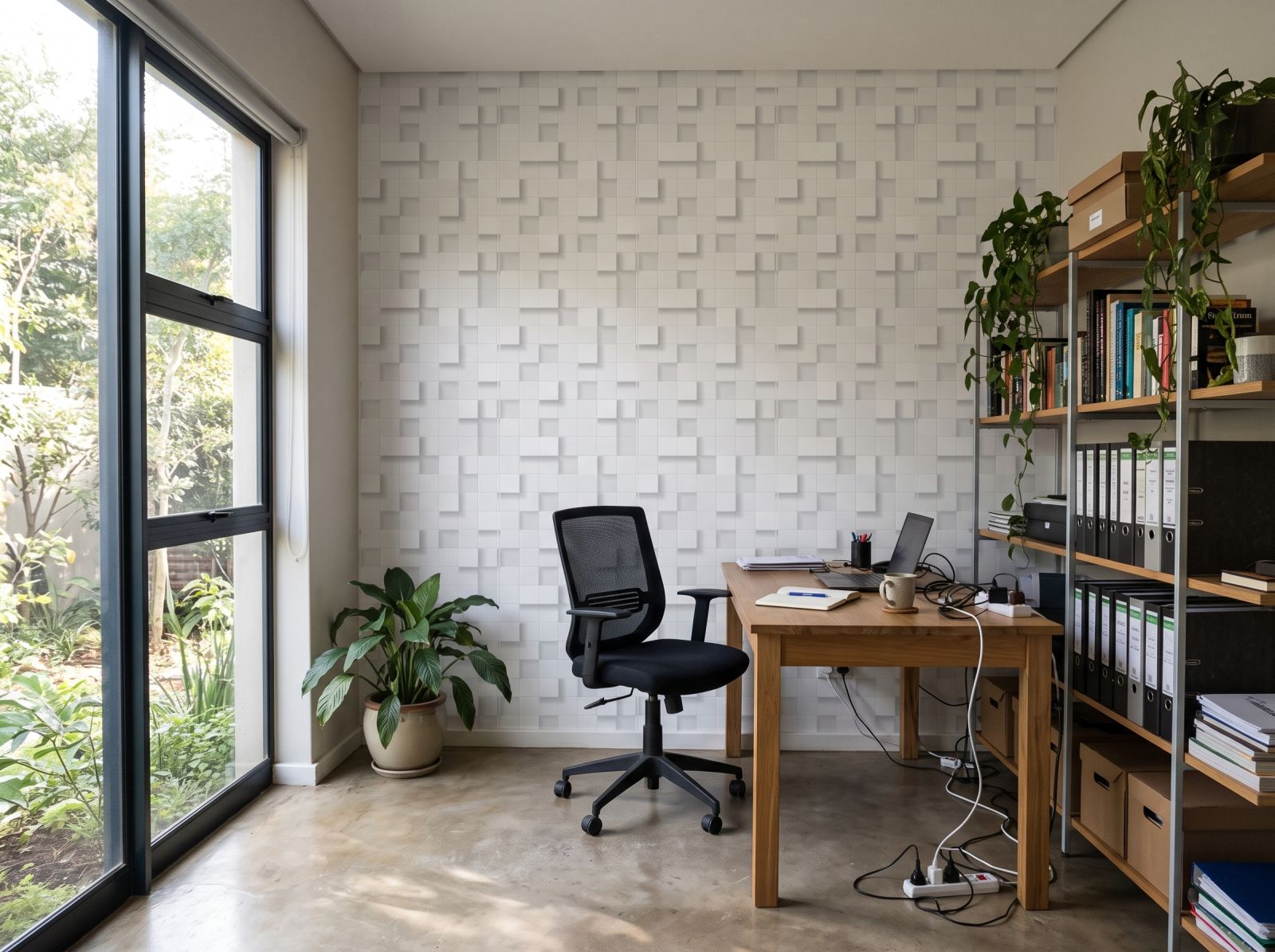 Popped Max Wallpaper 1 Wallpaper and Wall Murals South Africa Popped Max Wallpaper shown in a home office