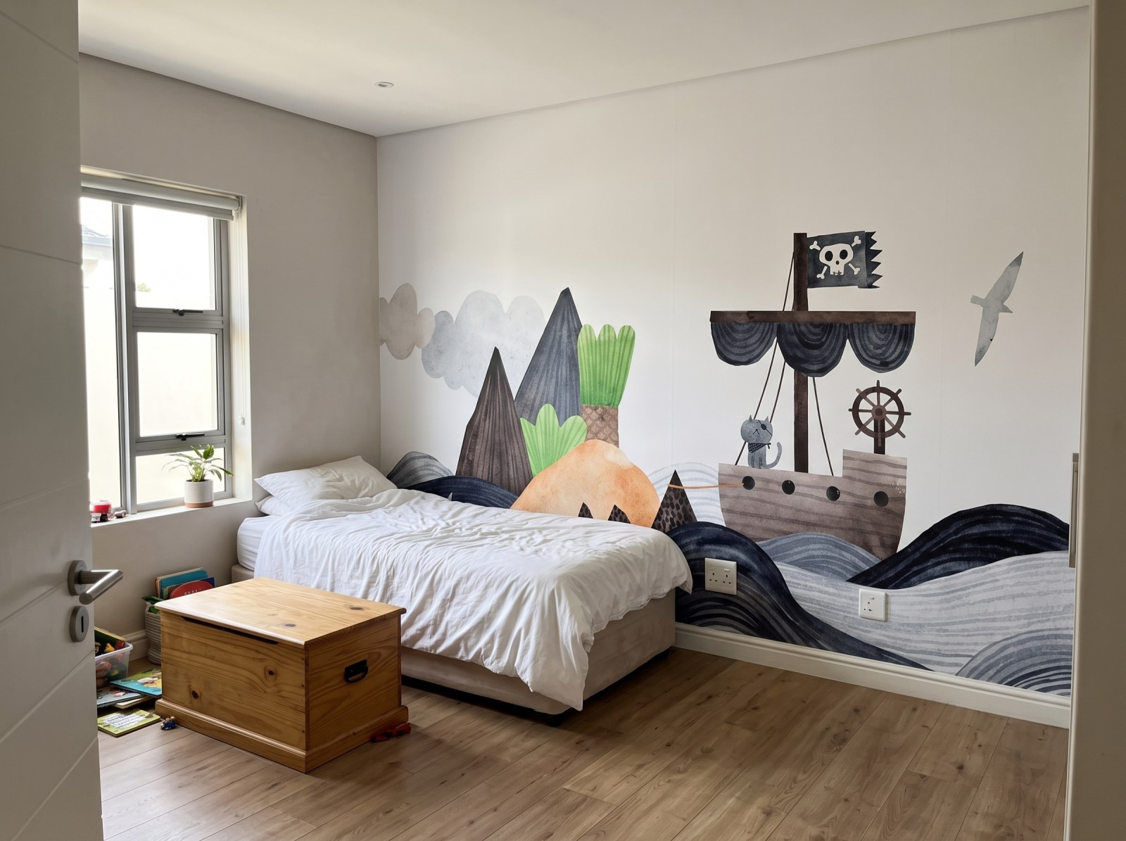 Mural Pitchford Kids 1 Wallpaper and Wall Murals South Africa Mural Pitchford Kids shown in a bedroom