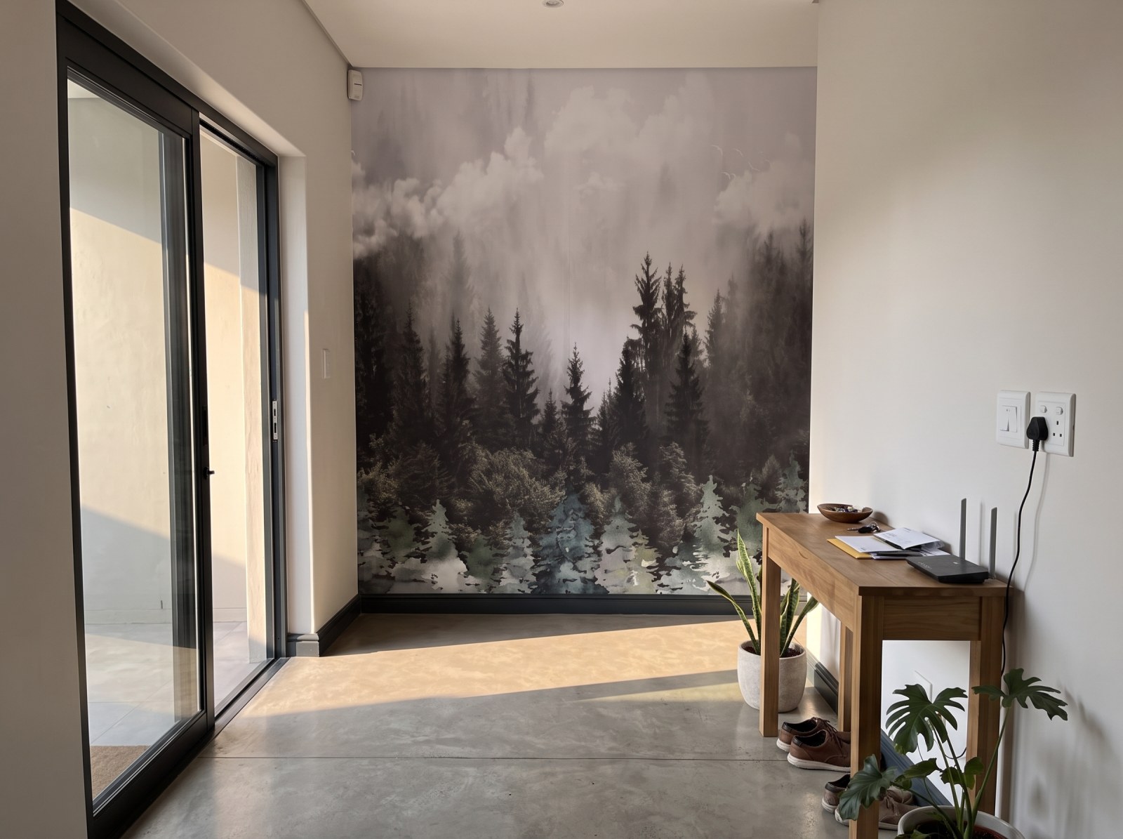 Mural Selva Brush 3 Wallpaper and Wall Murals South Africa Mural Selva Brush shown in a hallway