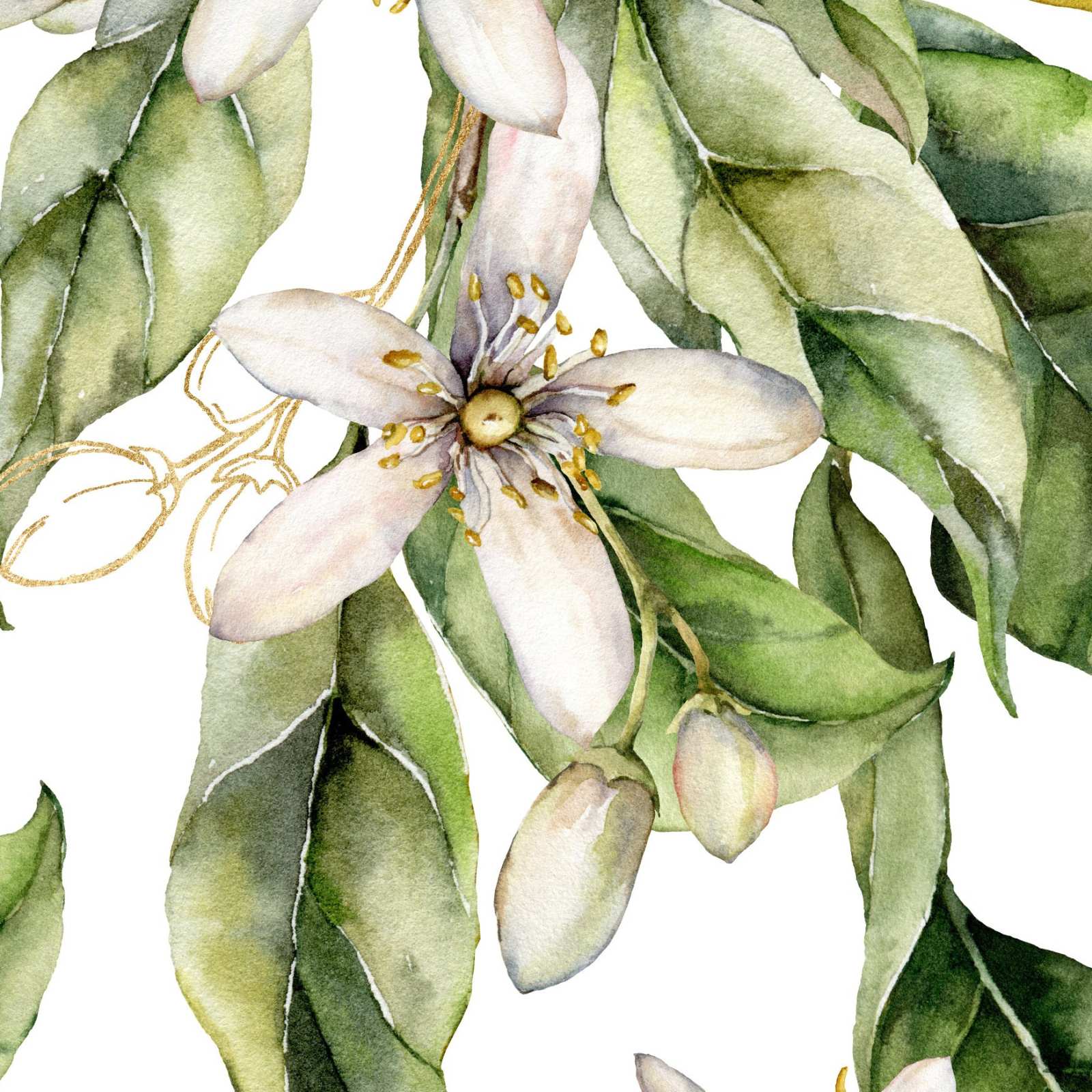 EL Lemons Vine Wallpaper 4 Wallpaper and Wall Murals South Africa EL Lemons Vine Wallpaper close-up showing texture and colour