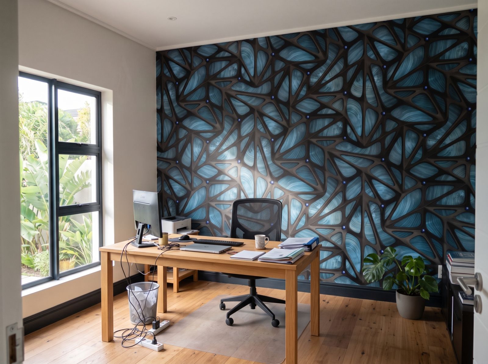 Mural Holdings 3 Wallpaper and Wall Murals South Africa Mural Holdings shown in a home office