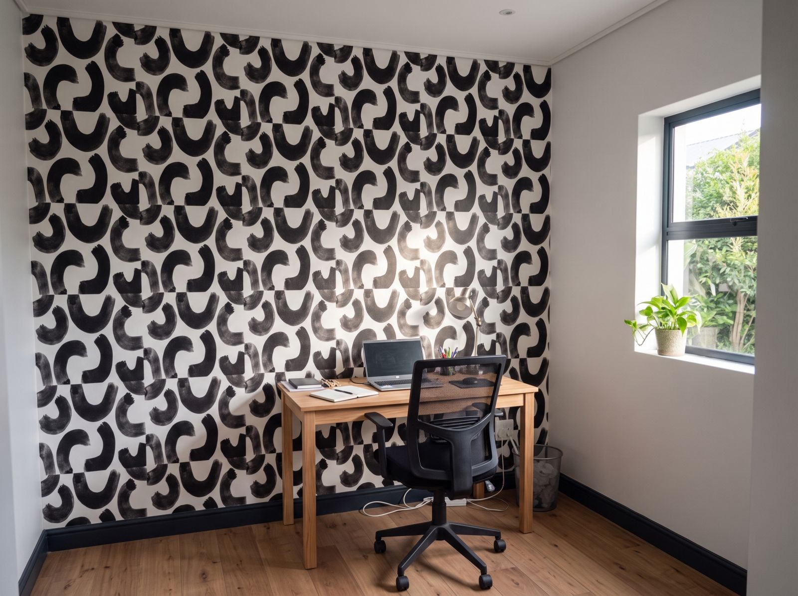 Durango Curl Wallpaper 3 Wallpaper and Wall Murals South Africa Durango Curl Wallpaper shown in a home office